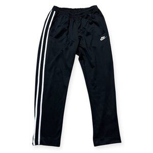 Nike Track Pants Black White Stripes Size L Men’s Athletic Training Joggers
